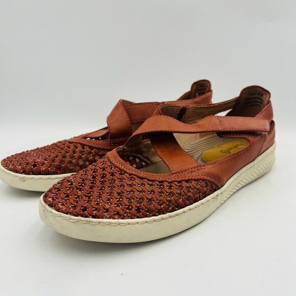 BARETRAPS Yesica Womens Brown Cushioned Round Toe Platform Flats Size 9.5 - Picture 3 of 15